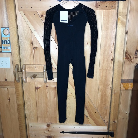 ivy park | fishnet seamless full length bodysuit - Picture 7 of 8